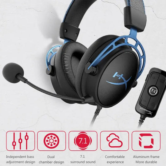 7.1 surround sound Gaming Headphone with Microphone Lilac Milo