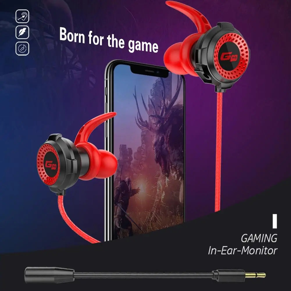 Ninja Dragons G2000 3.5mm Gaming Earphones with Extension Microphone - Shakefav.com