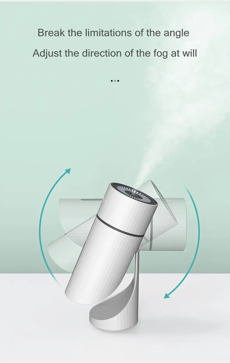 260ML Wireless Air Humidifier Rechargeable Aromatherapy Diffuser - Shakefav.com