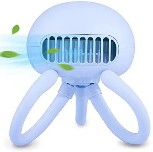 Stroller Fan Bladeless Portable Fan Flexible Tripod Leafless Fan Teal Simba