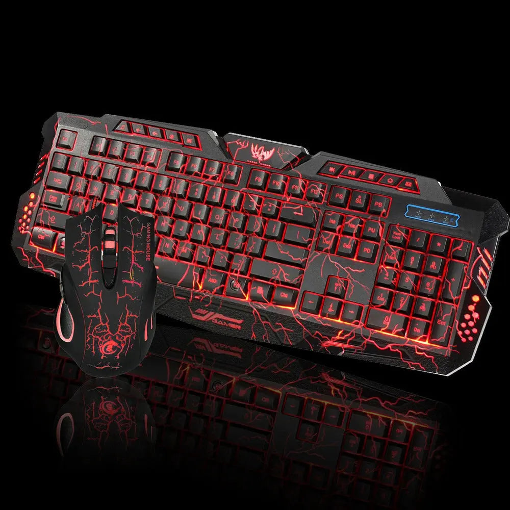 Thunder Fire 2.4G Gaming Keyboard and Mouse Set by Ninja Dragons - Shakefav.com