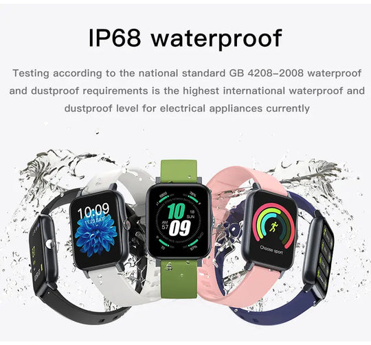 High Quality Waterproof Full Touch Screen Sport Bluetooth SmartWatch Lilac Milo