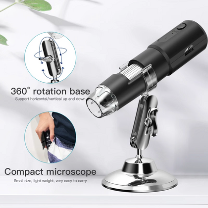 Digital WIFI Microscope 1000X Portable Magnifier Camera Android IOS