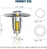 UNIVERSAL WASH BASIN BOUNCE DRAIN FILTER