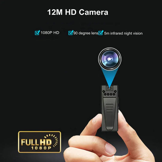 Mini Camera HD Camcorder Digital Audio Recorder Surveillance Camera Teal Simba