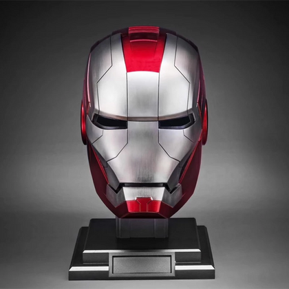 Casque Iron Man Casque électrique Iron Man à télécommande et commande vocale