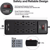 8 AC Outlets and 2 USB Charging Ports Power Strip