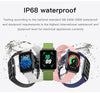 ساعة ذكية رفيعة للغاية مقاومة للماء IP68 بشاشة كاملة