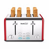 Stainless Steel Toaster Dual Control Panel for Baking Bread
