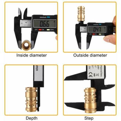 Règle micrométrique à Vernier en Fiber de carbone, jauge électronique à pied à coulisse numérique