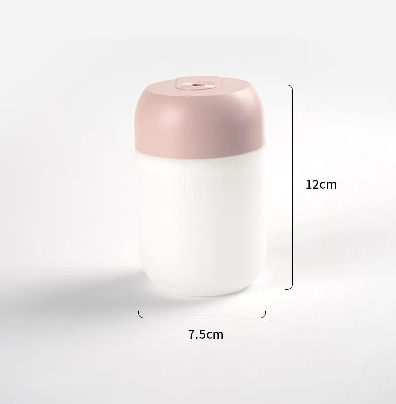 Mini Portable Ultrasonic Air Humidifer Aroma Essential Oil Diffuser Lilac Milo