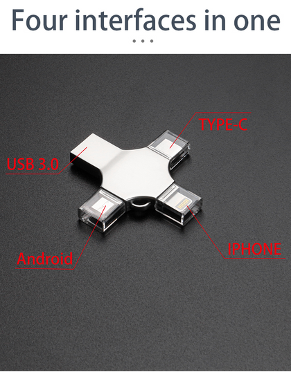 محرك فلاش USB 3.0 Otg USB لهواتف iPhone وAndroid