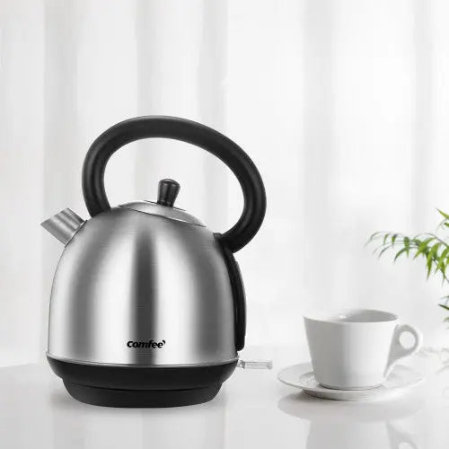 Stainless Steel Inner Pot and Lid Electric Kettle with Water Filter - Shakefav.com