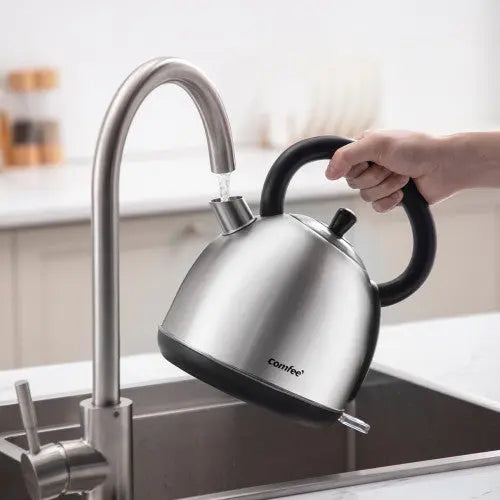 Stainless Steel Inner Pot and Lid Electric Kettle with Water Filter - Shakefav.com