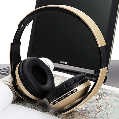 HY-811 Foldable FM Stereo MP3 Player Wired Bluetooth Headset