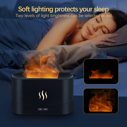 Diffuseur d'arôme, humidificateur d'air, lampe à flamme, diffuseur