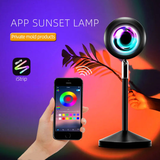 Projector APP/Remote Control Sunset Lamp Rainbow Sunset Lamp Teal Simba