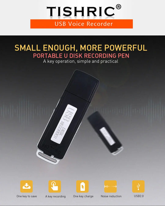 OTG USB Mini Digital Voice Recorder Audio Spy USB Recorder - Shakefav.com