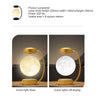 Lampe de lune à lévitation magnétique de créativité, lampe suspendue rotative à LED