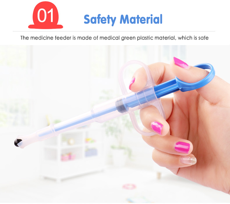 Medicine Syringe Tablet Pill Gun Piller Pet Dispenser Medicine Lilac Milo