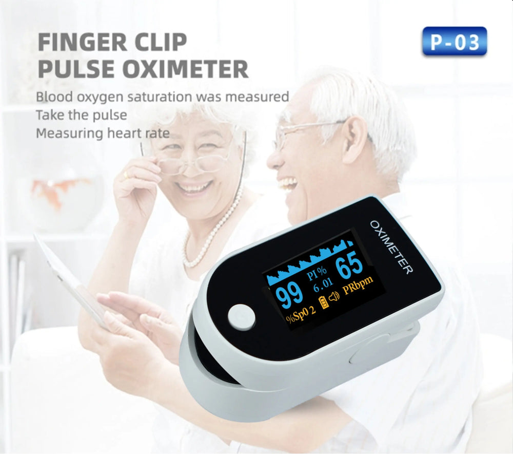 Pulse Fingertip Oximeter Blood Oxygen SpO2 Monitor - Shakefav.com