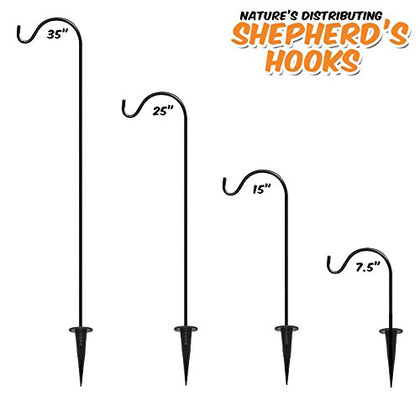 Piquets de jardin Shepherd's Hooks -Ensemble de 4