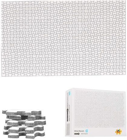 Puzzle de l'enfer blanc de 1000 pièces pour adultes et enfants