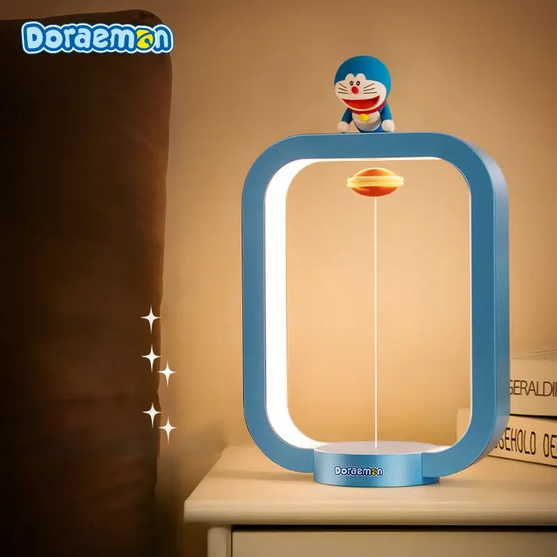 Magnetic Suspension Doraemon Desk Lamp Night Light Bright Adjustable Teal Simba