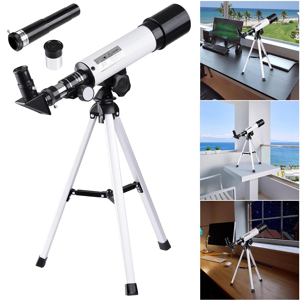 Astronomical refractor telescope for Watching Moon Stars Bird Lilac Milo