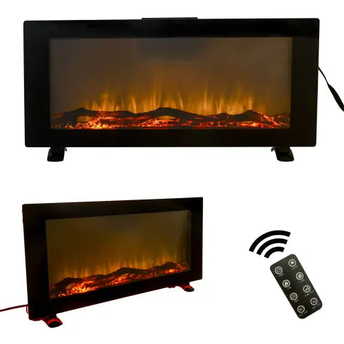 42 Inch Wall-Mounted Electronic Fireplace 10 Colors CSA Certification - Shakefav.com