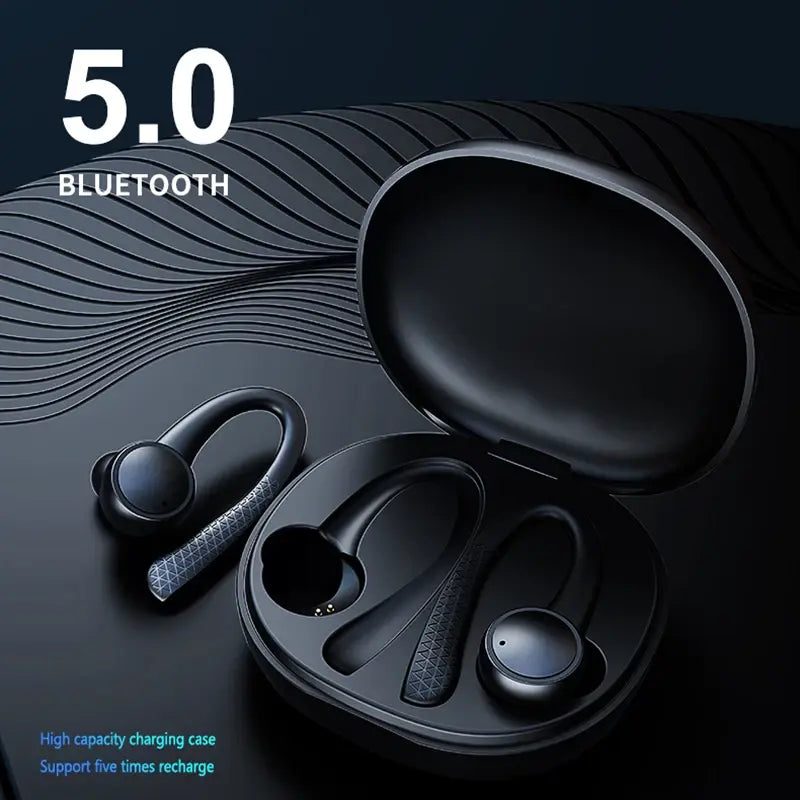 Ear Hook TWS 5.0 Wireless Sports Bluetooth Earphones Lilac Milo