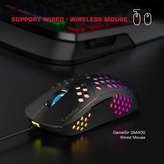 GameSir VX2 AimSwitch Wireless Bluetooth Gaming Keyboard and Mouse Lilac Milo