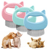 Brosse de Massage pour animaux de compagnie, outil de Massage de toilettage pour enlever les poils lâches