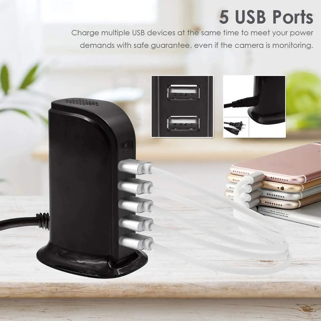 USB Adapter Smart Charger WIFI Camera Nanny Camera Lilac Milo