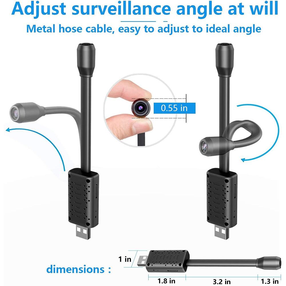 Mini DIY Wifi Camera USB 1080P Camera Motion Detect Home Security