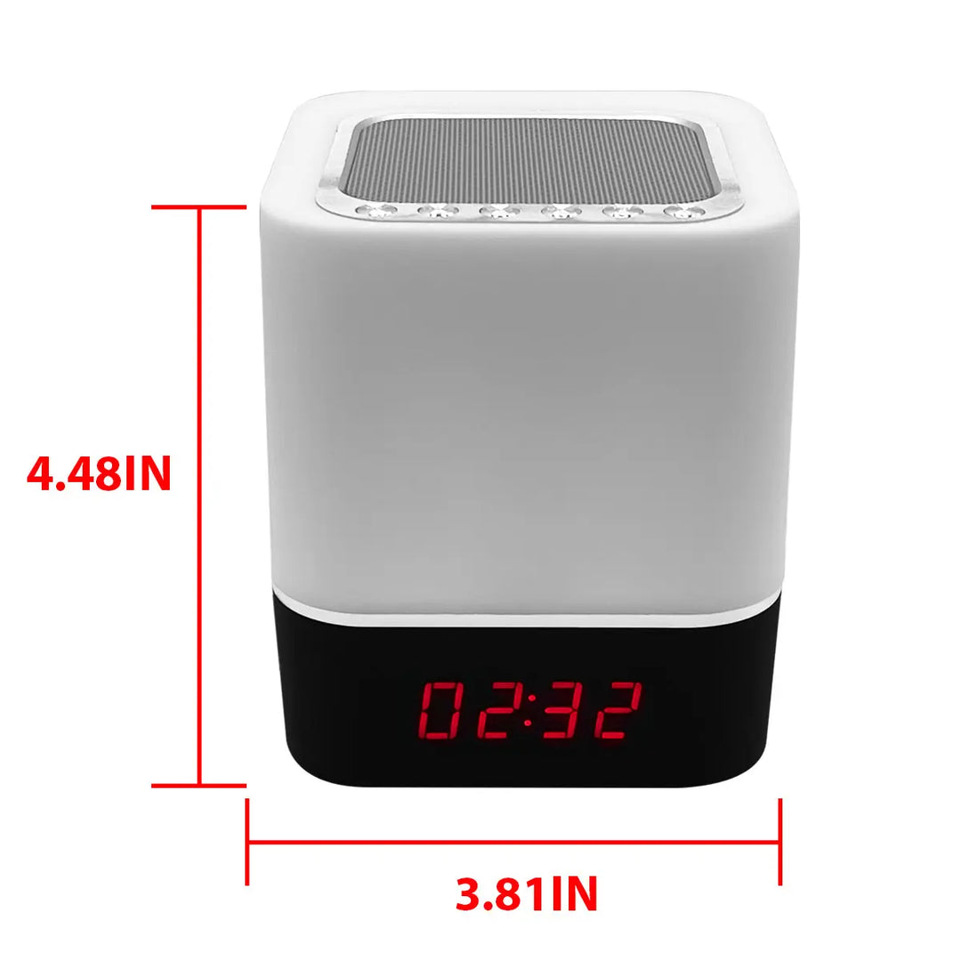 Zunammy Color Changing Wireless Alarm Clock Speaker Copper Hecuba