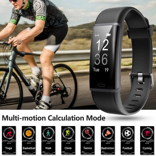 Smart sport bracelet with blood pressure heart rate sleep monitor - Shakefav.com