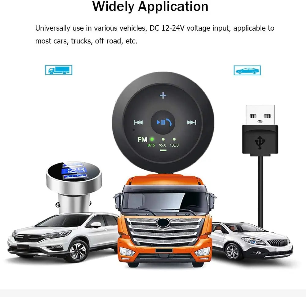 Car USB FM Transmitter Bluetooth FM Receiver - Shakefav.com