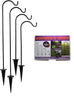 Piquets de jardin Shepherd's Hooks -Ensemble de 4