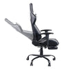 Chaise pivotante de course, chaise de jeu, chaise de bureau avec repose-pieds