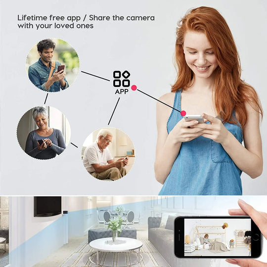 1080P HD Mini Camera Night Vision Charger Camera For Home Security - Shakefav.com