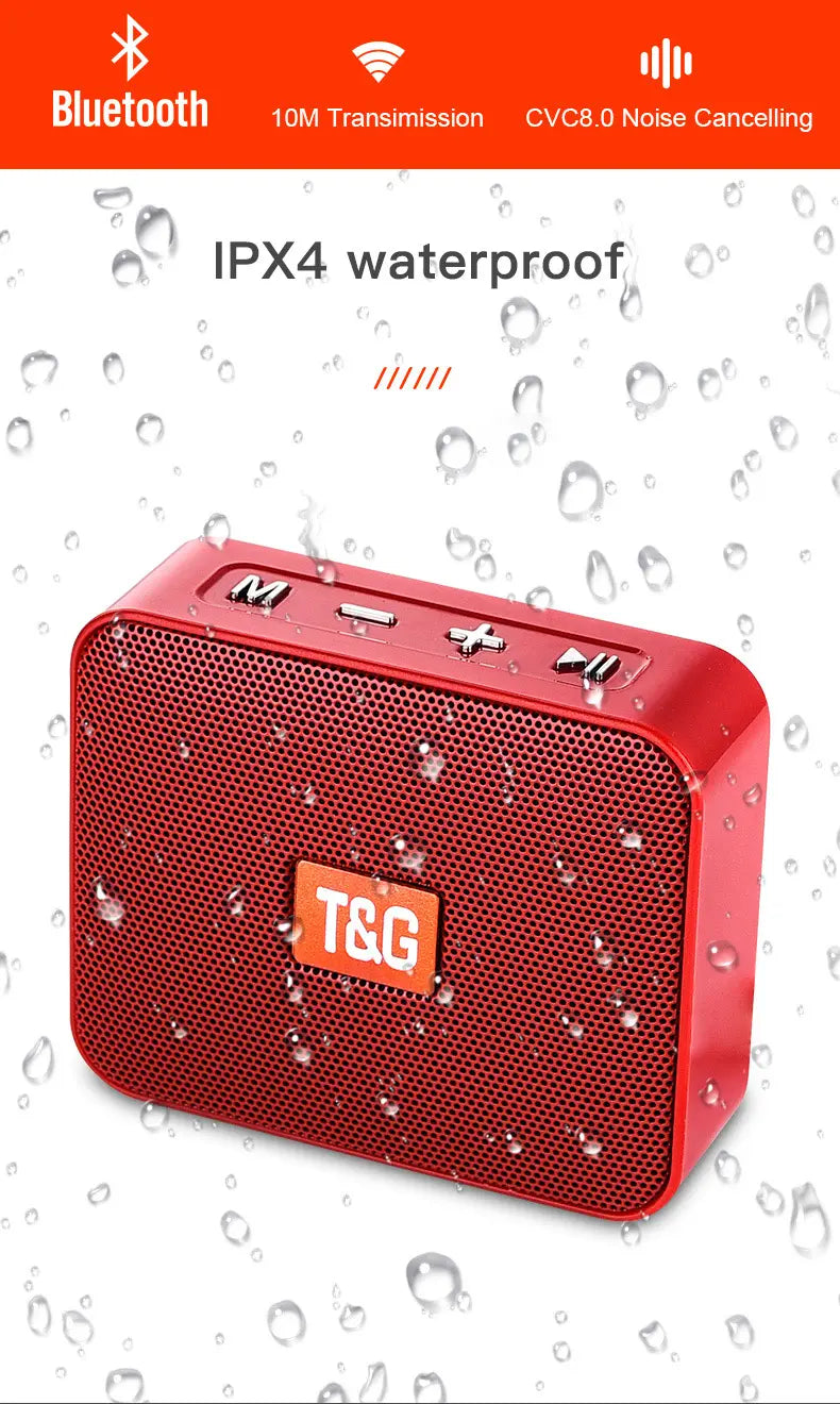 TG Mini Stereo Portable Bluetooth Speaker with TF FM - Shakefav.com