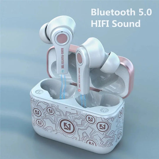 TWS Wireless Bluetooth 5.0 Earphone With Charging Box for Iphone Teal Simba