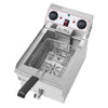 Friteuse profonde de réservoir simple de robinet d'acier inoxydable de 1.7KW 12.5QT/11.8L 