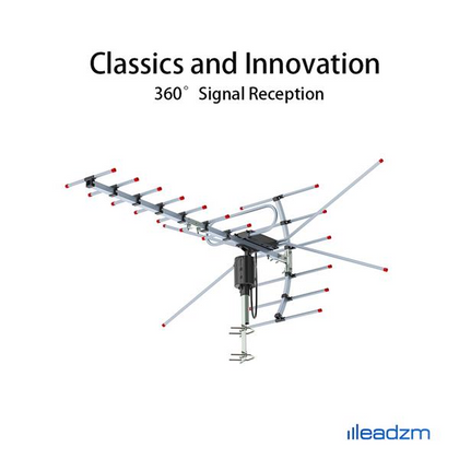 360°Rotation 45-230MHz/470-860MHz 15-22dB Outdoor Antenna