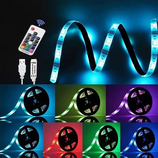 Waterproof RGB Led Strip Lights for Bedroom TV Backlight Kit - Shakefav.com