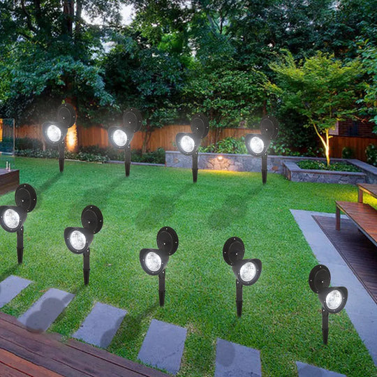 2pcs Solar Landscape Spotlight LED Lighting for Garden - Shakefav.com