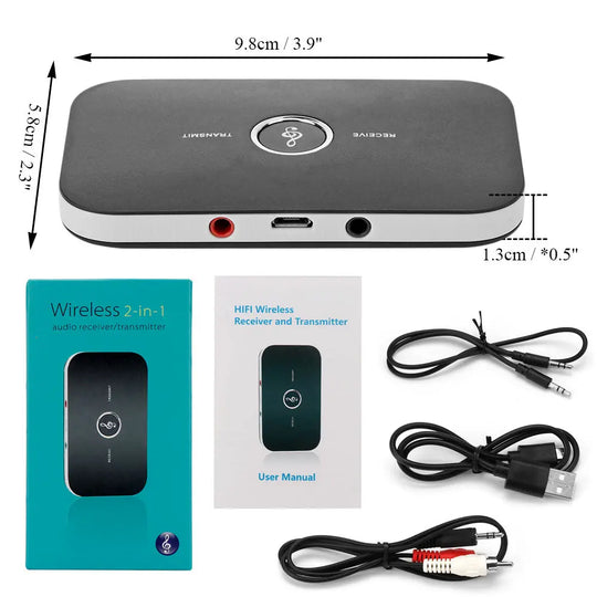 2 in 1 Bluetooth 4.1 Audio Transmitter & Receiver Teal Simba