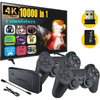 Console de jeu vidéo avec Double manette de jeu sans fil HD 2.4G, 10000 jeux Stick