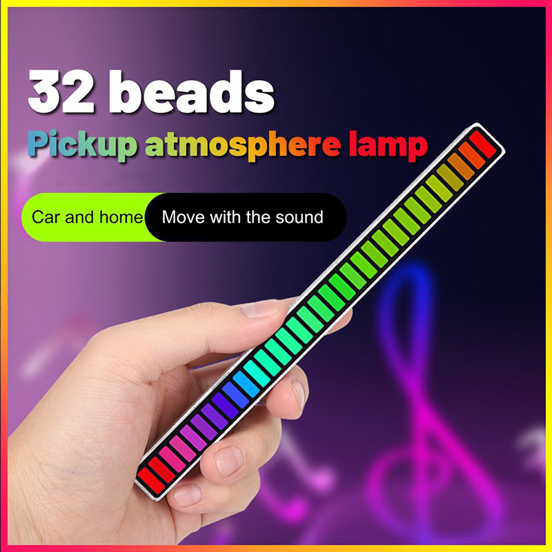 RGB LED Music Sound Control LED Symphony Pickup Light Lilac Milo